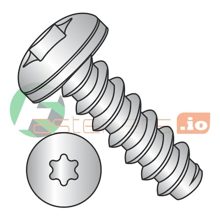 Newport Fasteners Self-Drilling Screw, #2 x 1/2 in, Plain 18-8 Stainless Steel Pan Head Torx Drive, 5000 PK 847748